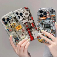 Creative Paper Bags Man Phone Case Shockproof for Vivo V30 V29 V27 V25 V23 X30 X50 X60 X70 X80 X90 V