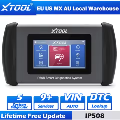 XTOOL Inplus IP508 OBD2 Scanner 5 System Diagnostic Tools Lifetime Free Update 9+ Reset Auto VIN Sca