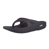 OOFOS OOriginal Sandal, Black - Men’s Size 16, Women’s Size 18 - Lightweight Recovery Footwear - Red