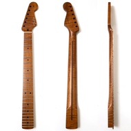 Fender Stratocaster คอกีตาร์ไฟฟ้าหอยเชลล์คอเมเปิ้ล22เฟร็ตสำหรับอะไหล่กีตาร์ไฟฟ้า