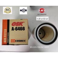 Isuzu NHR,NPR,Hicom 2.8,Hicom 4.3,Nissan Yu41 Air filter A-6466
