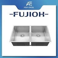 FUJIOH FZ-SN50-D36U 80CM DOUBLE BOWL BOWL UNDERMOUNT STAINLESS STEEL KITCHEN SINK