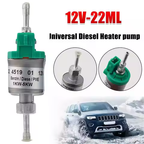 Universal 12V 5KW Ultra Quiet Metal Car Heater Fuel Car Fuel Silent Pump Pump Pump Diesel Heater Oil