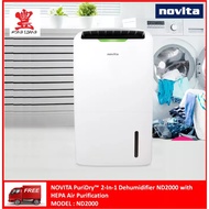 Novita PuriDry™ 2-In-1 Dehumidifier ND2000