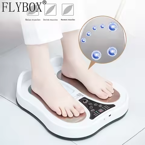 Electric pulse foot massager EMS foot pad acupuncture electrotherapy pad heating foot massage machin