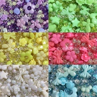 BEADS MIXTURE: COLOR SERIES / Charms for Decoden Kit / Assorted Charms Beads / Photocard Deco Kit