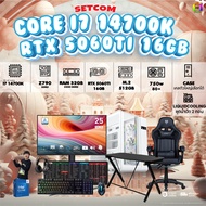 SETCOMBO ครบจบพร้อมเล่น BUY 1 FREE 7 / BONMECOM2 คอมประกอบ DDR5 / CPU i7 14700K / RTX 5060TI 16GB / 