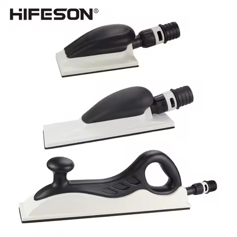 HIFESON Manual Sanding Block Dust Extraction Hand Sandpaper Holder Dust Free Sanding Pad For Abrasiv