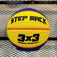 Stepback 3x3 Vietnamese Spirit leather basketball, competition standard basketball ball