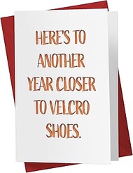 Karto Funny Birthday Card for Men Women, Large 5.5 x 8.5 Happy Birthday Card for Him Her, Birthday C