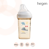 Hegen PCTO™ ขวดนมทรงเหลี่ยม ลายการ์ตูน Feeding Bottle 8oz/240ml ขวดนมPPSU จุกนมเบอร์ 2 Medium Flow ส