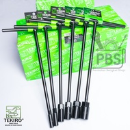 Paket 6 PCS Kunci T TEKIRO . Kunci T 8mm 10mm 12mm 14mm 17mm 19mm . Kunci T TEKIRO Full Set Lengkap 