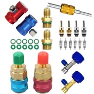 ชุด R1234YF รถยนต์ระบบระบายความร้อนยานพาหนะระบบ AC บำรุงรักษาระบบการออกแบบที่จับที่ดีขึ้น