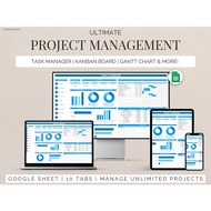 Multi project management dashboard task tracker project tracking tool Kanban board Gantt chart Timel