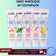 CREST 3D Whitelock 120G Toothpaste/ Glitter Sensitive Fluoride Toothpaste Oral Care/ CREST COLGATE D