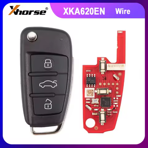1/2/5PCS XHORSE XKA620EN XK Series for Audi A6L 2nd Generation Universal Remote Key Upgrade of XKA60