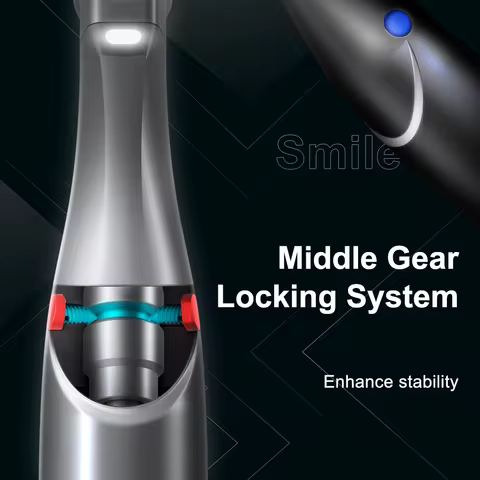 SG1-5L AI DENTAL Smile Series Surgical Handpiece 1:5 Increasing Optic Fiber Contra Angle with Extern