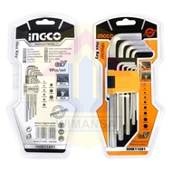 HHK11091 INGCO 9 PCS HEX KEY SET - HEX KEY L KEY