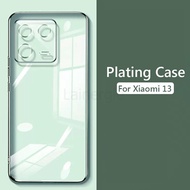 Case For Xiaomi 13 5G Luxury Plating Soft Clear Back Cover For Xiaomi 13 Lite Pro Xiaomi13 Lite Pro