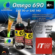 Omega690 น้ำมันเฟืองท้ายคุณภาพสูงเกรดพรีเมี่ยม