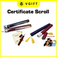 Certificate Tube Holder / Graduation Scroll Certificate Scroll A4 / TABUNG SIJIL A4