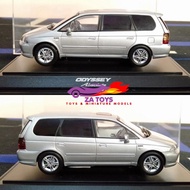 Diecast Honda Odyssey Absolute RA6 Silver by Ebbro Scale 1:43 IS27