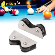 XIANS 2PCS Billiard Cue Straightness Detector, Dual Roller Set With Storage Bag Billiard Cue Roller,