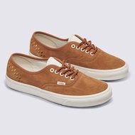 VANS AUTHENTIC 皮革 小格子 焦糖棕 VN0009PVDMV/ 24.5 cm