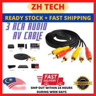 Rca Cable 1.5m 3M 5M 10M 15M 20M 1.5 3 5 10 15 20 Meter High Quality 3 Rca to 3RCA Audio Av Video Ma