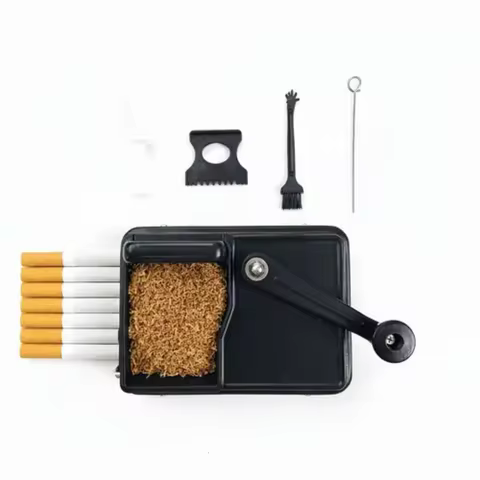 Portable Manual Cigarette Rolling Machine Quick Tobacco Maker Equipment Winder Raw Grass Herb Filler