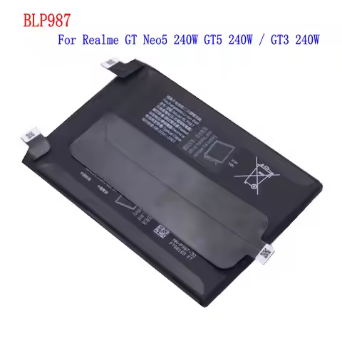 1x 2x2300mAh BLP987 Battery For Oppo Realme GT3 240W RMX3709 / GT5 240W / GT Neo 5 240W RMX3708 Phon