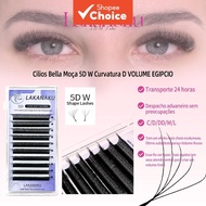 LAKANAKU Cilios 5DW shaped Eyelash Extension Automatic Flowering Fio 5W Lashes C/D/DD/M/L Curl Indiv