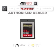 SanDisk Extreme Pro® 64GB 128GB 256GB 1500MB/s - 1700MB/s CFexpress Card Type B