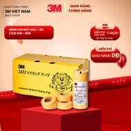 (Combo of 6 rolls) 3MTM 243 J0mm x18m (600) Paper Tape or Size 10mm x 18m (1200)