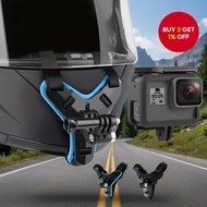 Helmet Chin Mount for GoPro, DJI, Insta360, AKASO, YI Cameras - Fits Hero 12 to 5