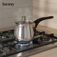 [Ioensy] Turkish Coffee Pot Multi Functional Cezve Ibrik Pot 180ML Swelling