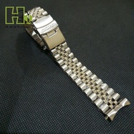 Strap Tali Jam Tangan Seiko Rantai Stainless Solid Curve 22mm