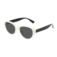 Jackson Wang Same Style Retro Fancy White Frame Panda Eye Sunglasses Women's Trendy Cool Anti-UV Sun Glasses