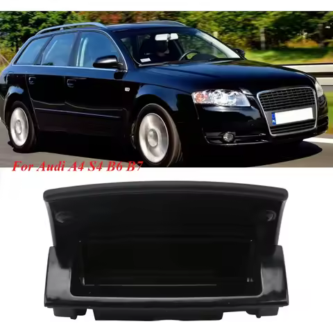 New Rear Center Console Black Ashtray 8E0857961M For Audi A4 S4 B6 B7 ABS Rear Cigarette Tray Interi