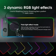 3-in-1 Magnetic Wireless Charging Mouse Pad Office Desk Pad Wireless Charging Luminous Mouse Pad Gam