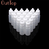 OutTop Dispenser Bottles 100PCS 10ml Empty Plastic Squeezable Dropper Bottles Eye Liquid Dropper Emp