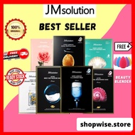 🔥Ready Stock🔥JM SOLUTION ROSE/BIRD NEST/HONEY/PEARL/SNAIL/SOS RINGER/CERAMIDE MASK [FREE GIFT]