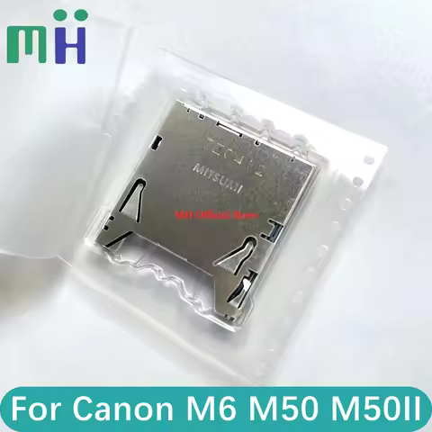 NEW For Canon M6 M50 M50II SD Card Slot Memory Reader Connector Holder M50 Mark II 2 Mark2 MarkII Ca