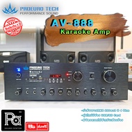 PROEURO TECH AV-888 Karaoke Mixer Amplifier PROEUROTECH แอมป์ Karaoke AV 888 PROEUROTECH AV888  แอมป์คาราโอเกะ AV 888 PA SOUND CENTER พีเอ ซาวด์ เซนเตอร์