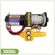 GERUSON รอกไฟฟ้า 12v รอกสลิงไฟฟ้า12V วินซ์ไฟฟ้า12v winch12v 4000/3000/2000 Ibs แรงดึงสูงสุด car elec