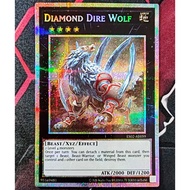 YUGIOH ES02-AE059 Diamond Dire Wolf[PSER]