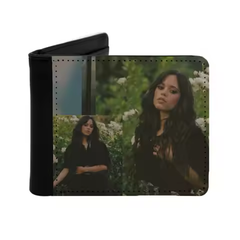 Jenna 3B New Print Wallet Short Men Wallets Credit Card Holder Purses Wednesday Addams Jenna Ortega 