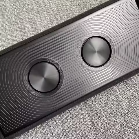 1PC GHXAMP Short style TV Speakers 3 inch Ultra-thin Subwoofer Passive High-end 6OHM 25W For DEVIALE