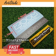 sticker zoom(4.5INCI X 1.7INCI)