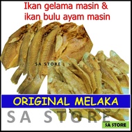 Ikan masin Gelama dan Bulu Ayam / ikan gelama masin / ikan kering / ikan gelama kering / ikan kering bulu ayam